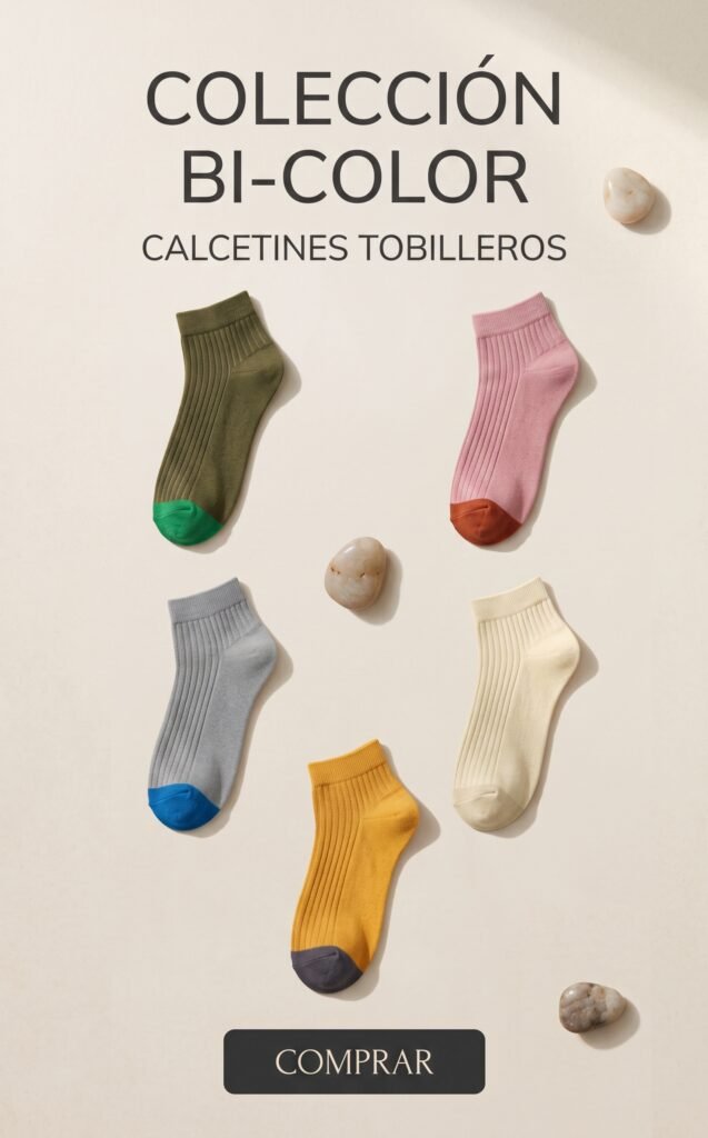 Varios pares de calcetines tobilleros de colores